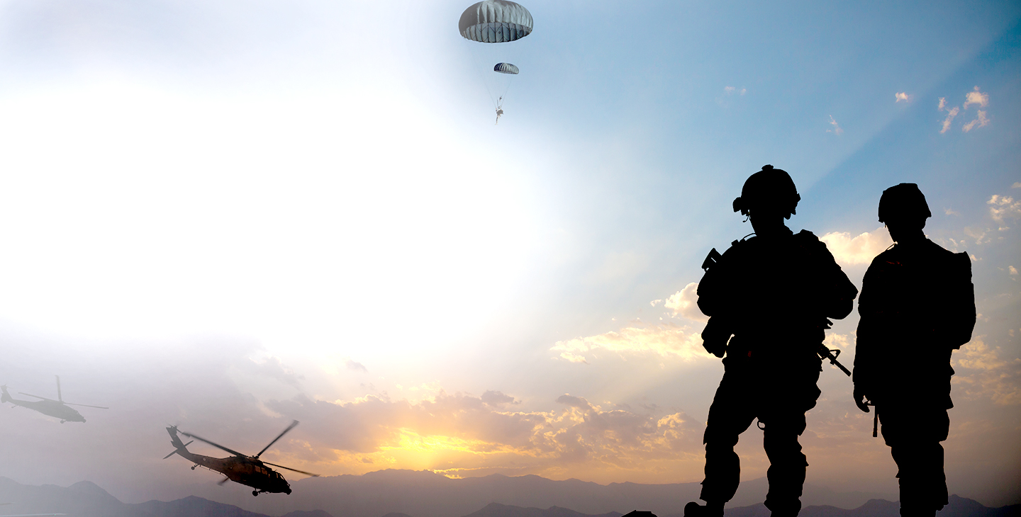 Soldiers on the ground