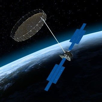satellite in space